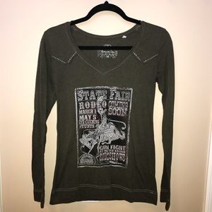 Olive Green Long Sleeve T